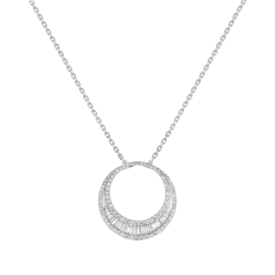 Přívěs s diamanty Double Line