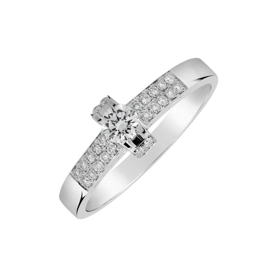 Prsten s diamanty Edith