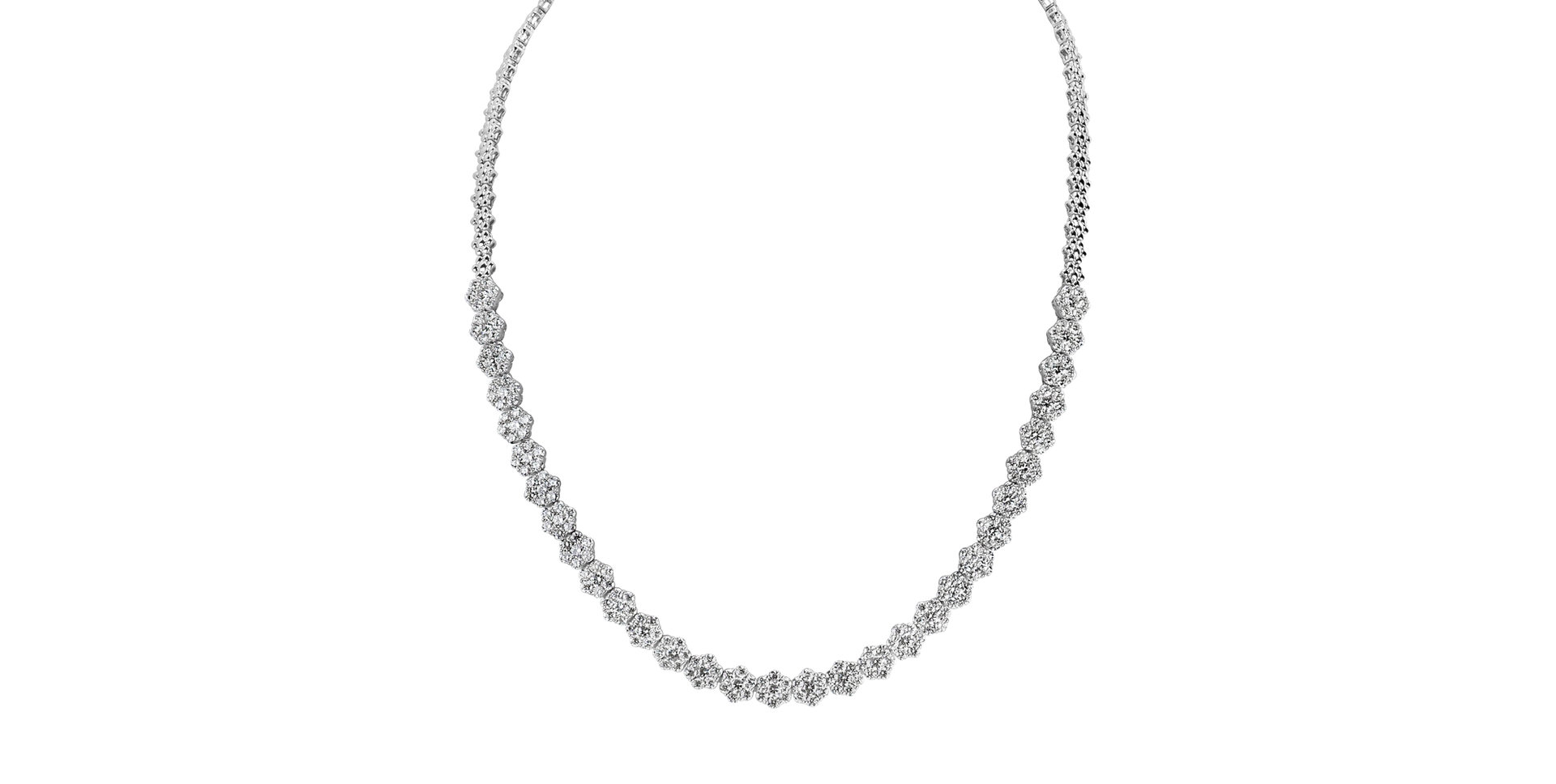 Náhrdelník s diamanty Meadow Raindrops