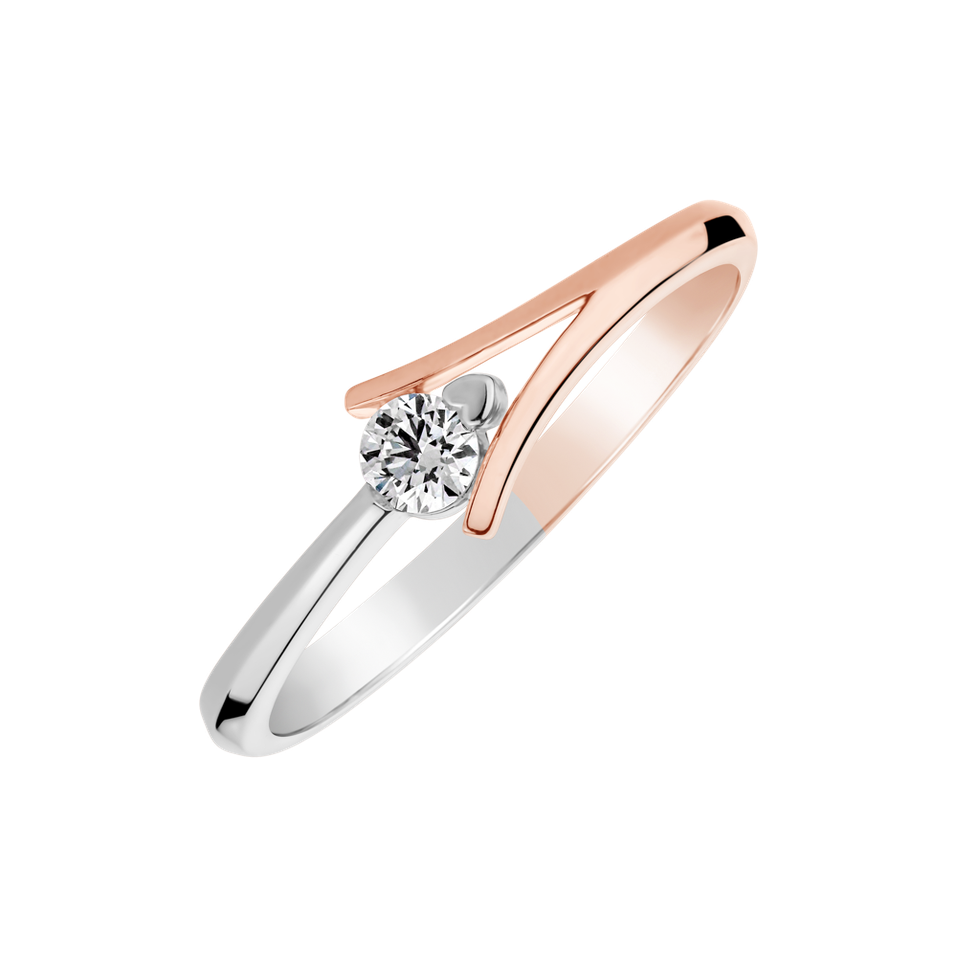 Prsten s diamantem Kaley Hope