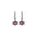 Náušnice s diamanty a rubíny Blooming Jewellery2