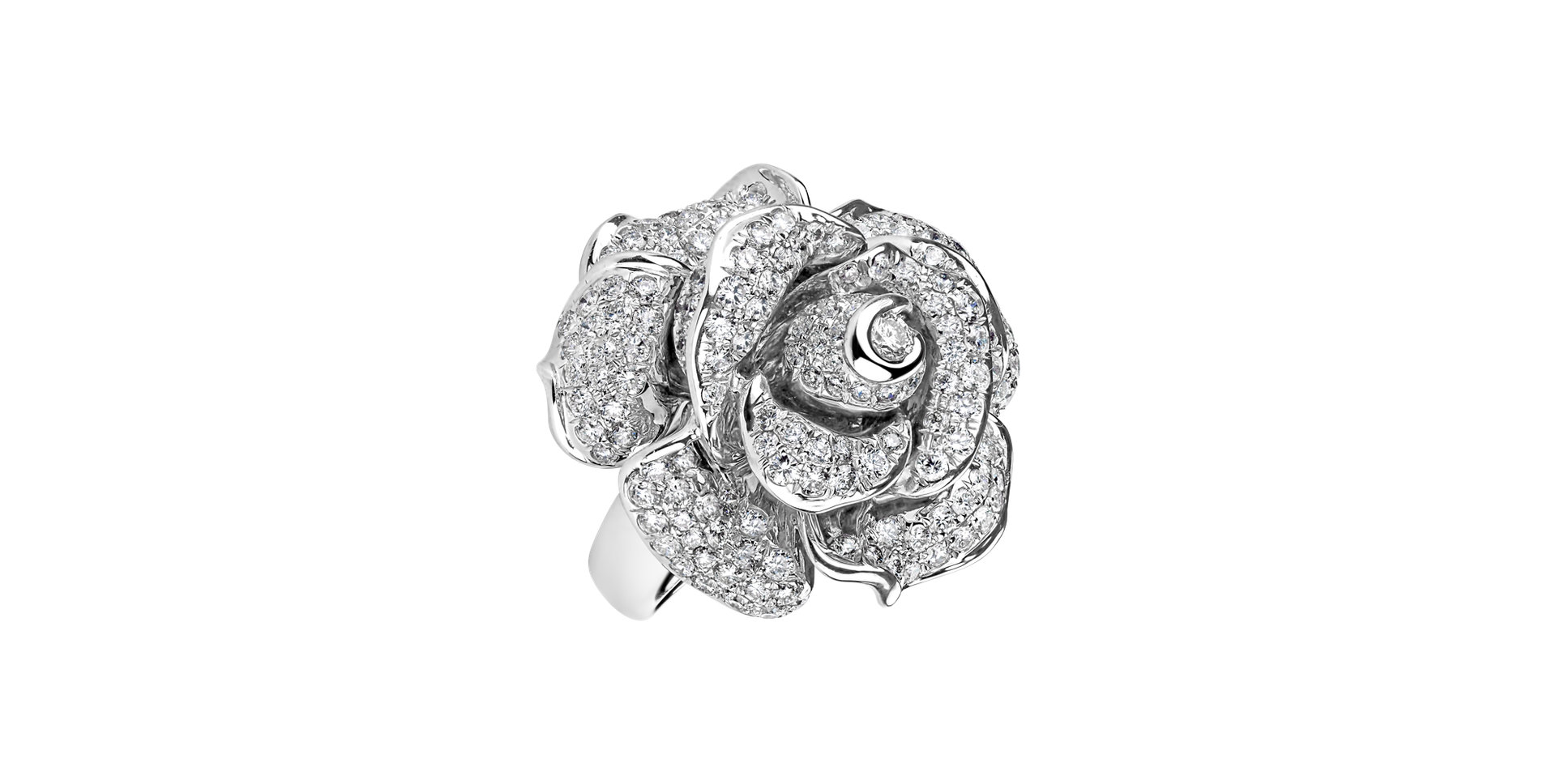 Prsten s diamanty Glamorous Rose