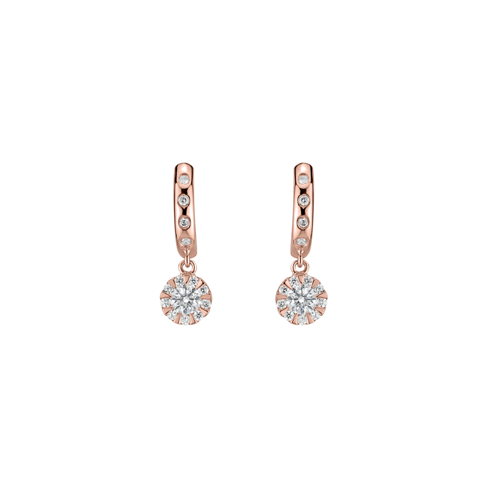 Náušnice s diamanty Teegan
