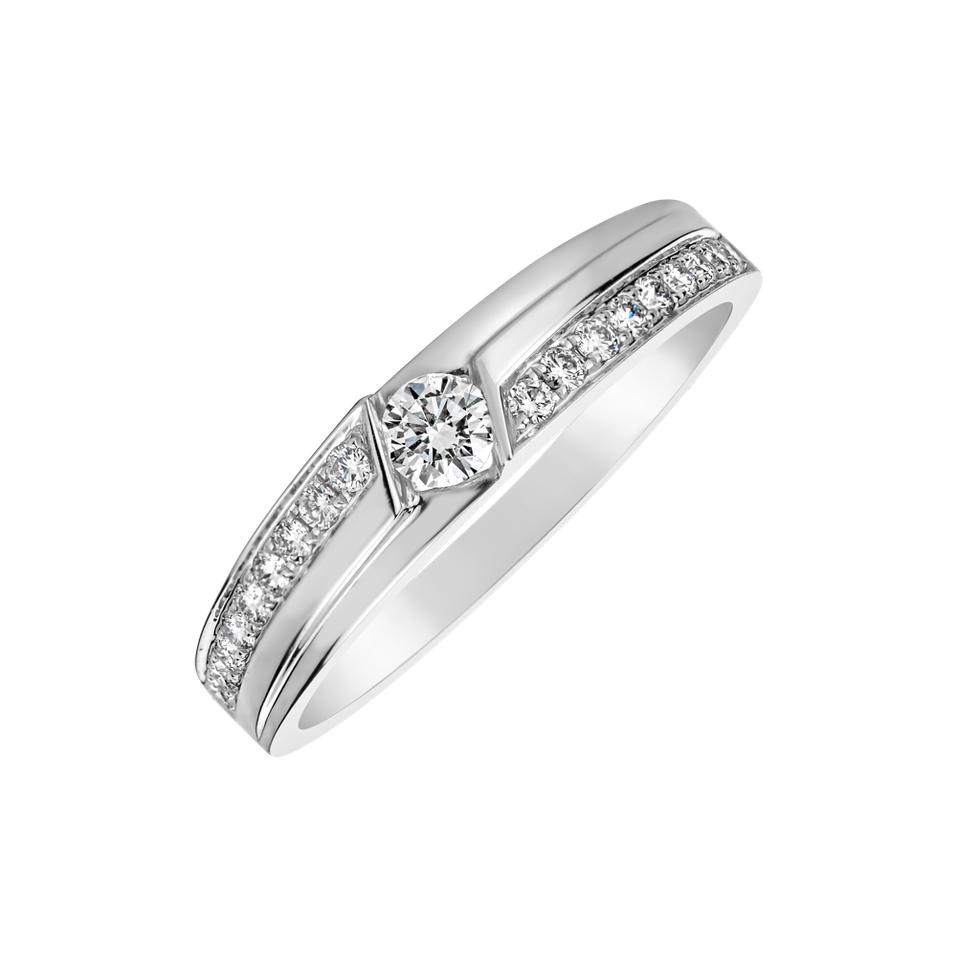 Prsten s diamanty Brilliant Crescent