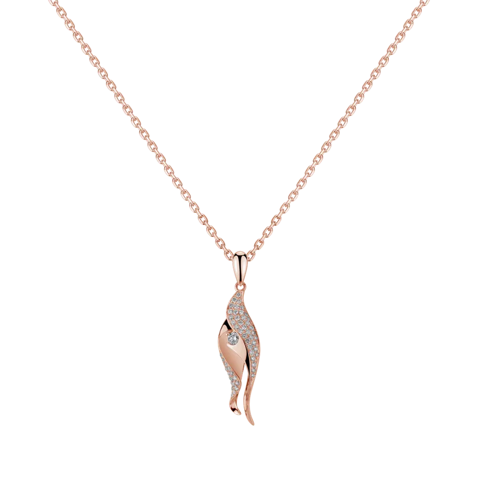 Přívěs s diamanty Rose of Passion
