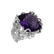 Prsten s ametystem a diamanty Delicia2