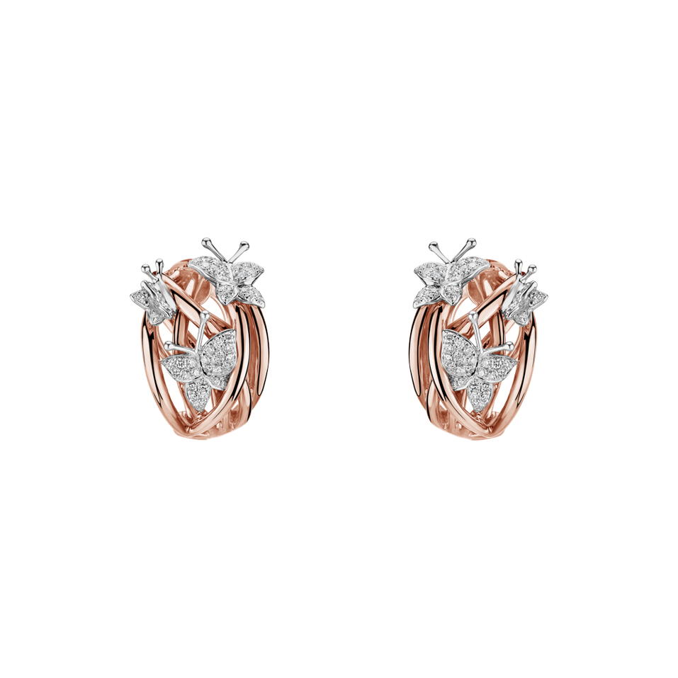 Náušnice s diamanty Norah