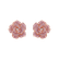 Náušnice s růžovými diamanty Papaya Rose2