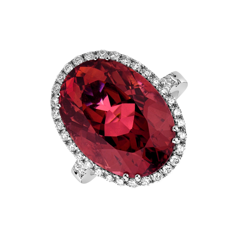 Prsten s turmalínem a diamanty Lady Fatal