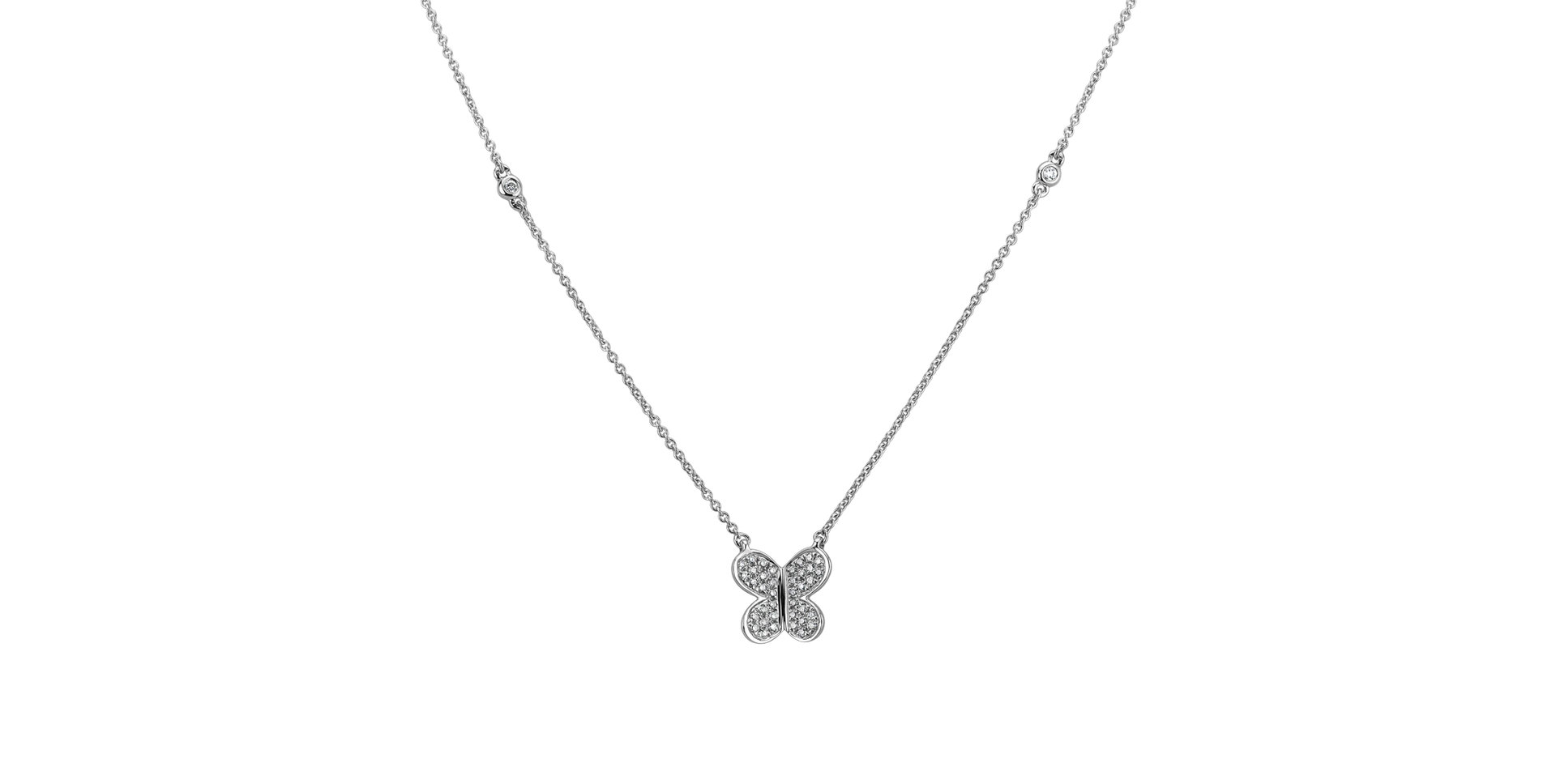 Náhrdelník s diamanty Morpheus Wings