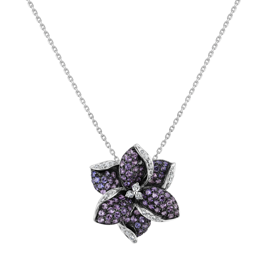 Přívěs s diamanty a safíry Lady Jasmine