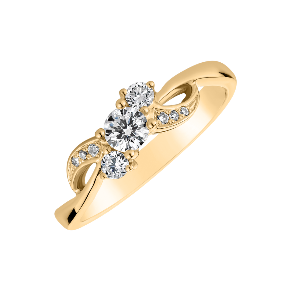 Prsten s diamanty Maia