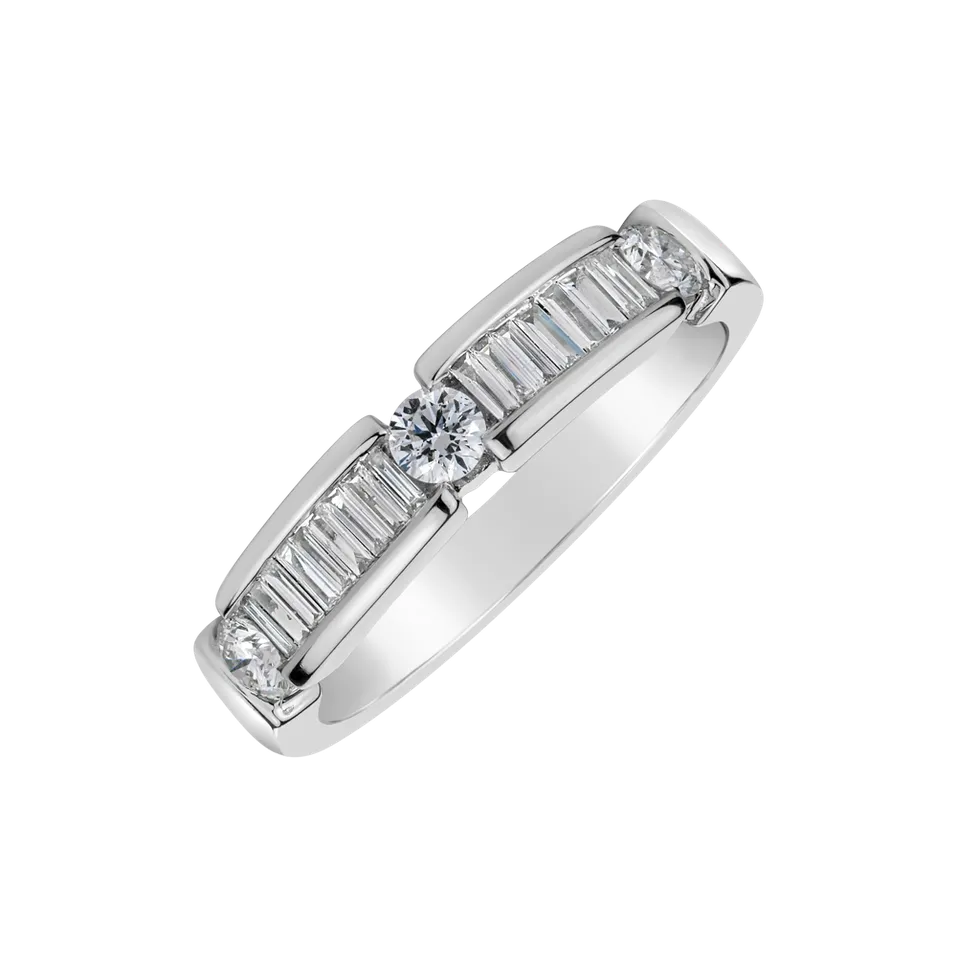 Prsten s diamanty Elden Infinity