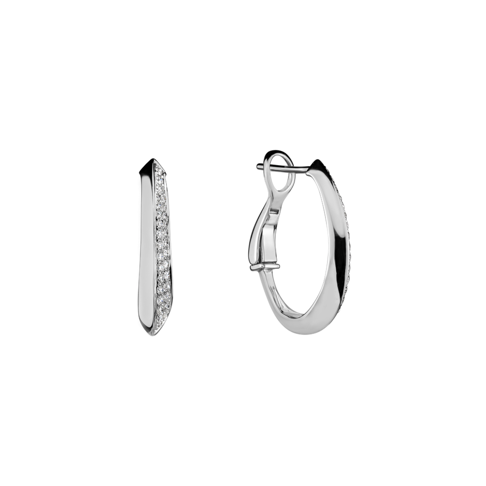 Náušnice s diamanty Zystri