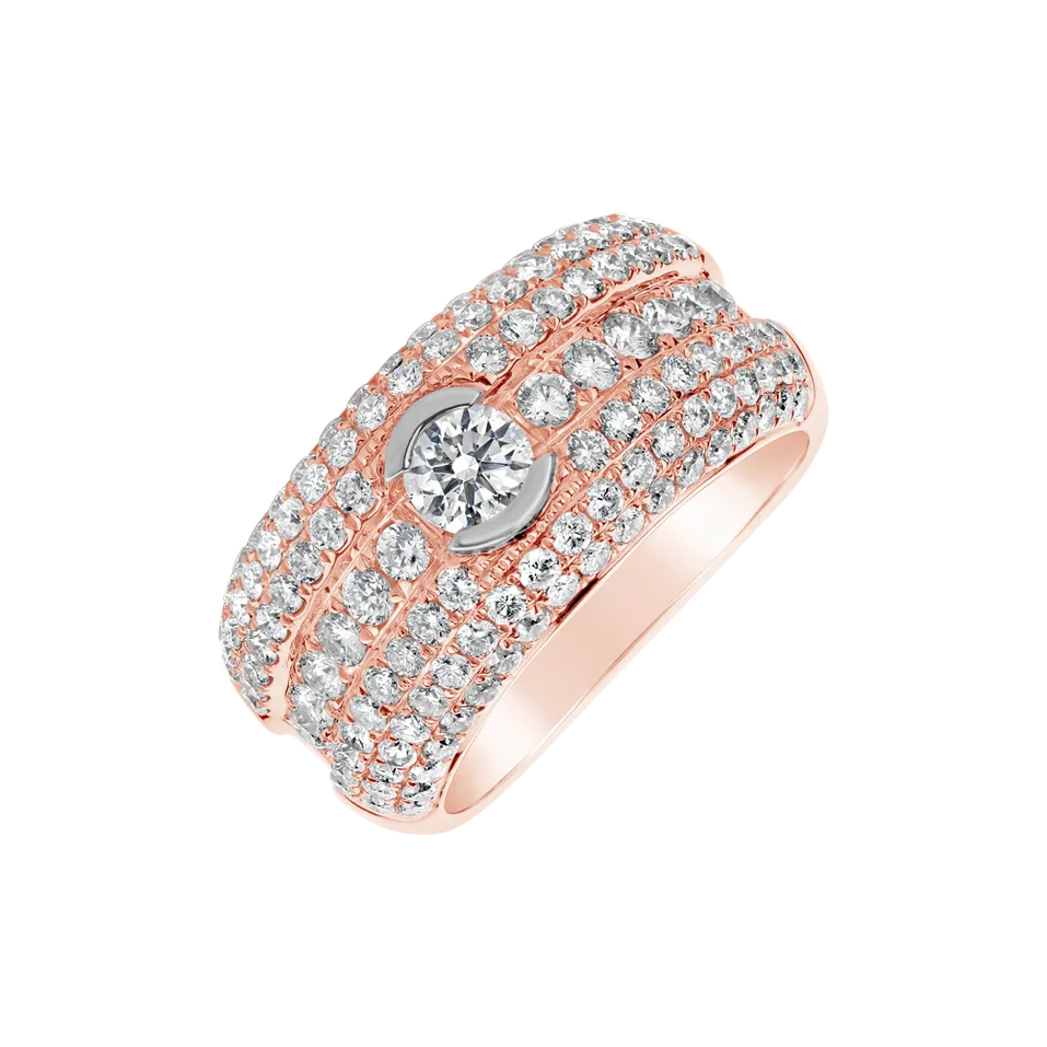 Prsten s diamanty Clarissa