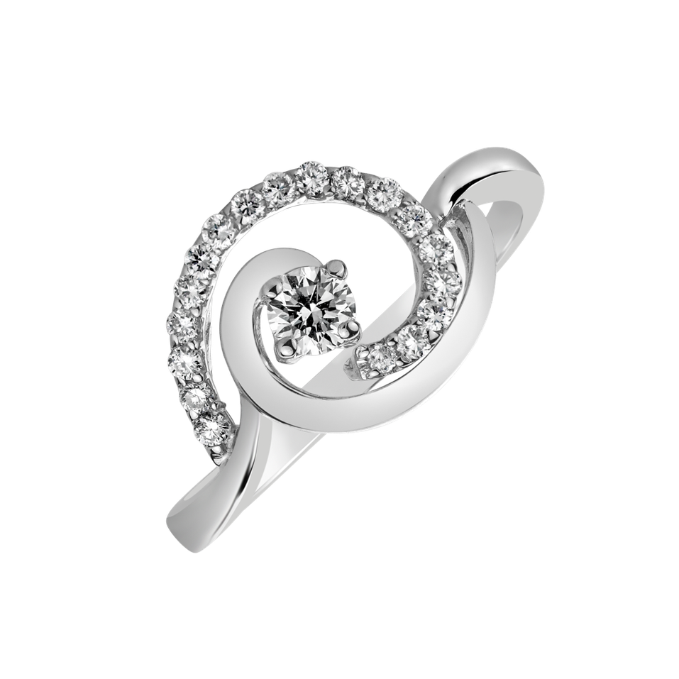 Prsten s diamanty Carine