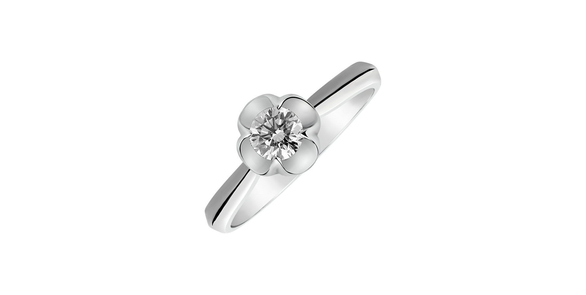 Prsten s diamanty Love Flower