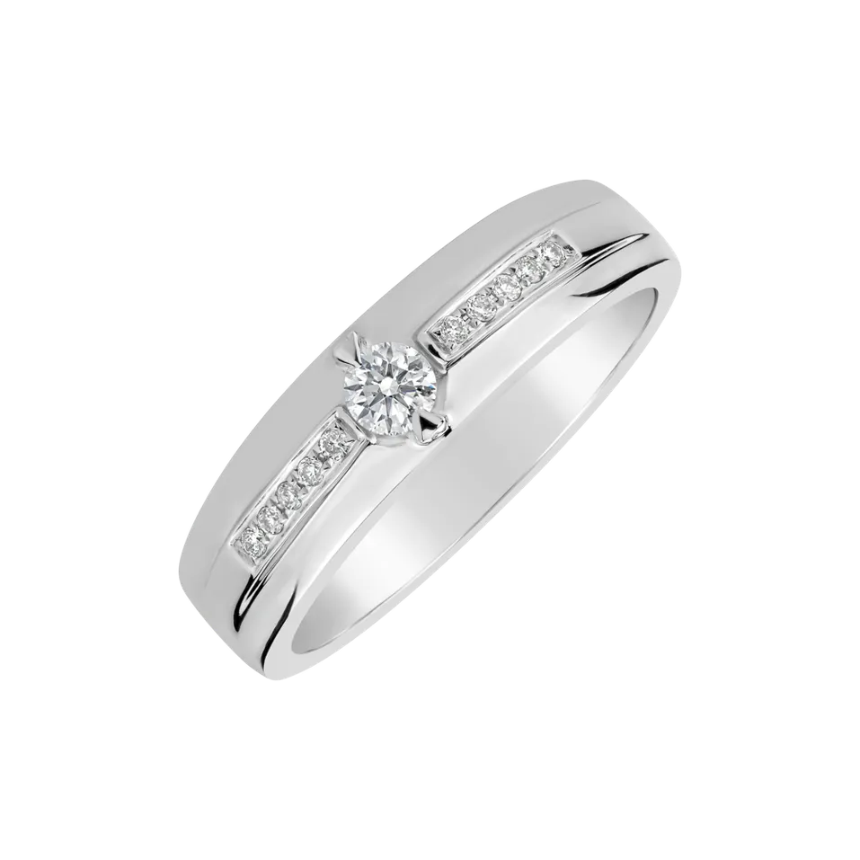 Prsten s diamanty Glass Ring