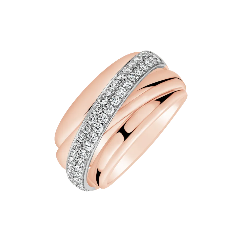 Prsten s diamanty Marquise