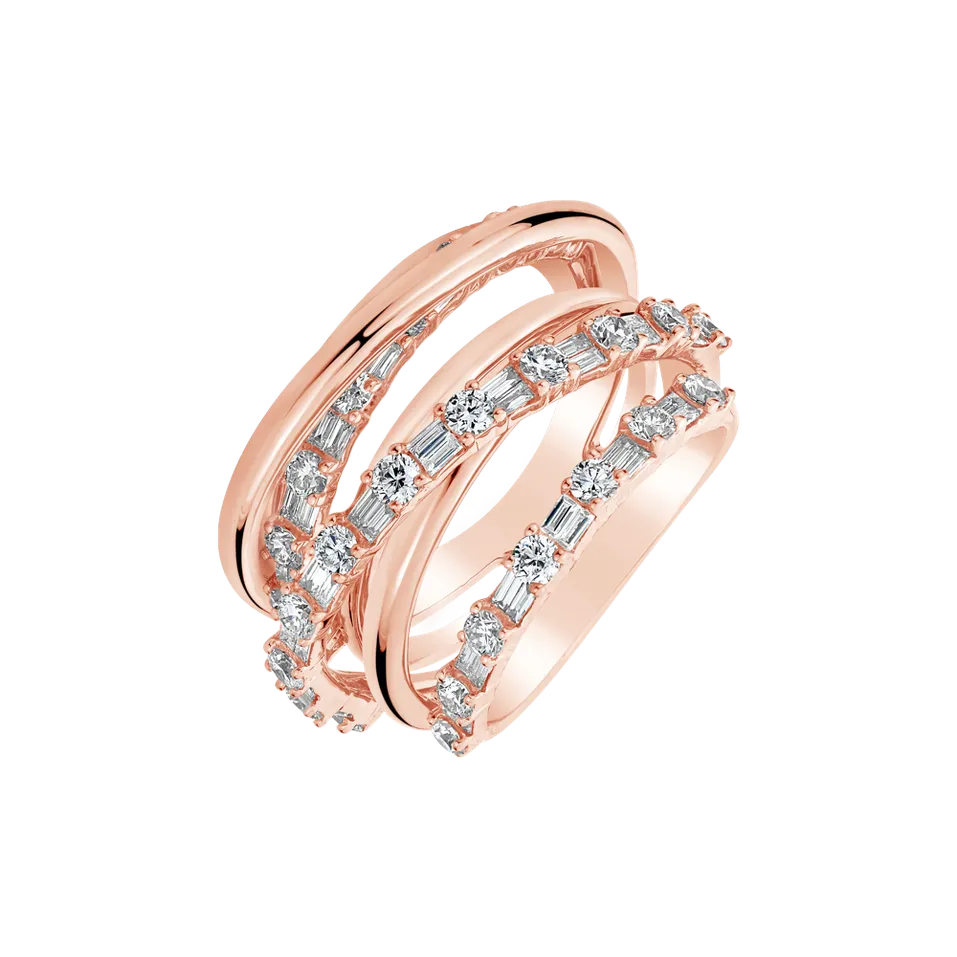Prsten s diamanty Moonlight Crown