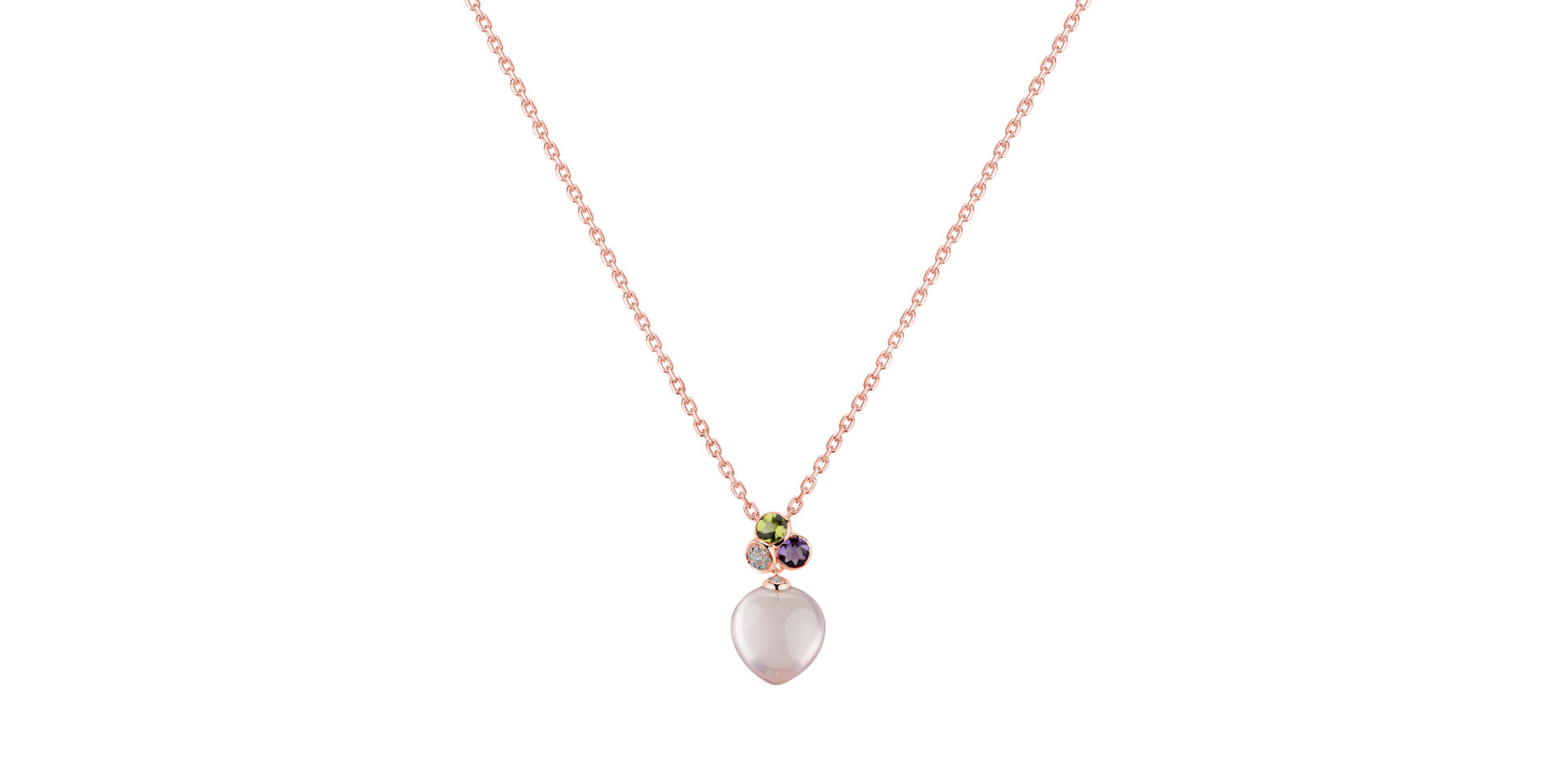 Přívěs s diamanty a drahokamy Angel Rainbow