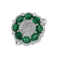 Prsten s diamanty a smaragdy Cadmium Green2