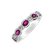 Prsten s diamanty a rubíny Ruby Alternation2