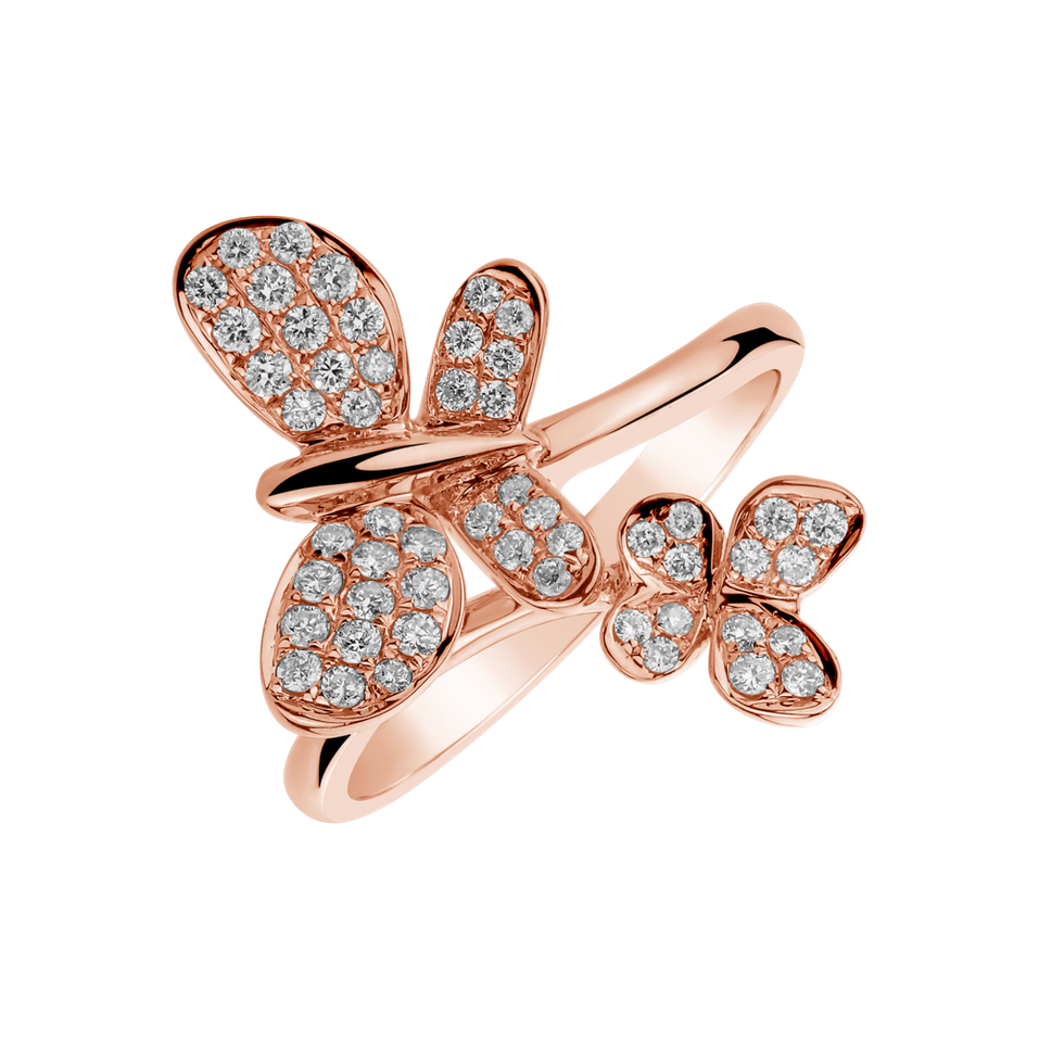 Prsten s diamanty Diamond Wings