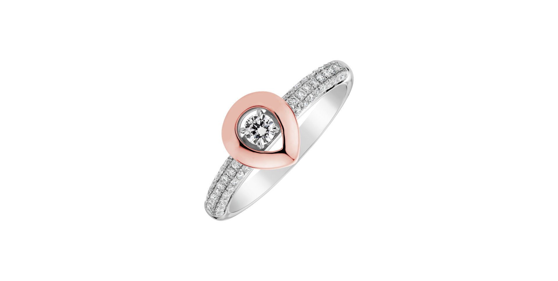 Prsten s diamanty Orion Tear