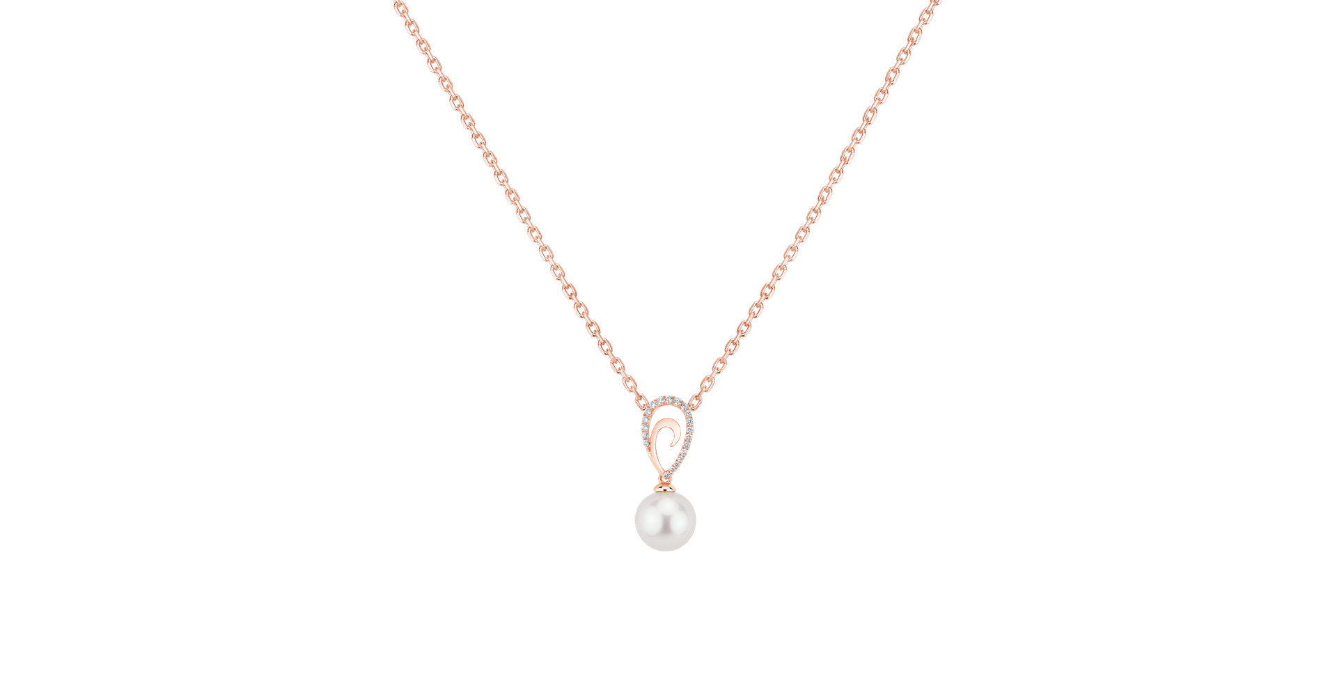 Přívěs s perlou a diamanty Poseidon's Soul