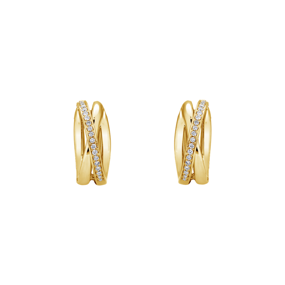 Náušnice s diamanty Galaxy Signature