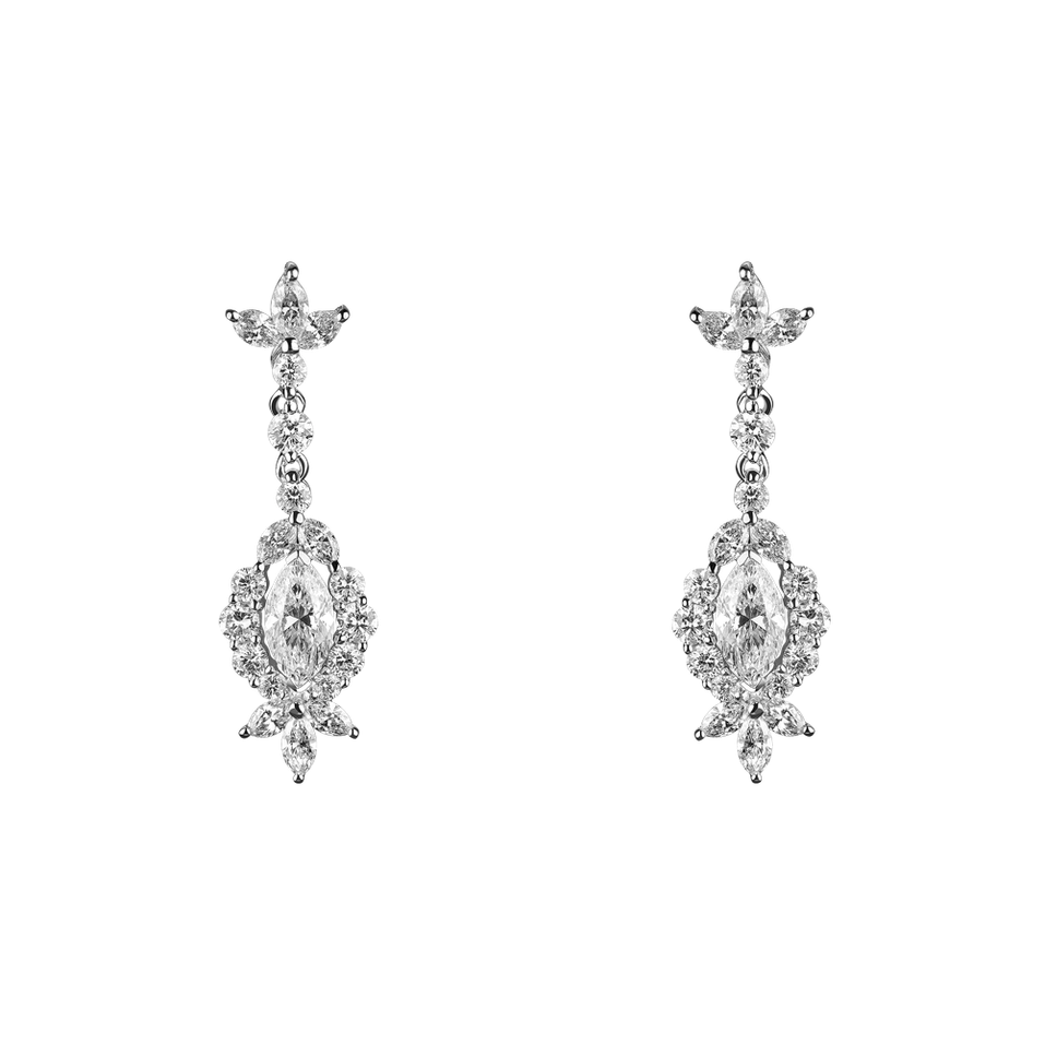 Náušnice s diamanty Royal Earrings