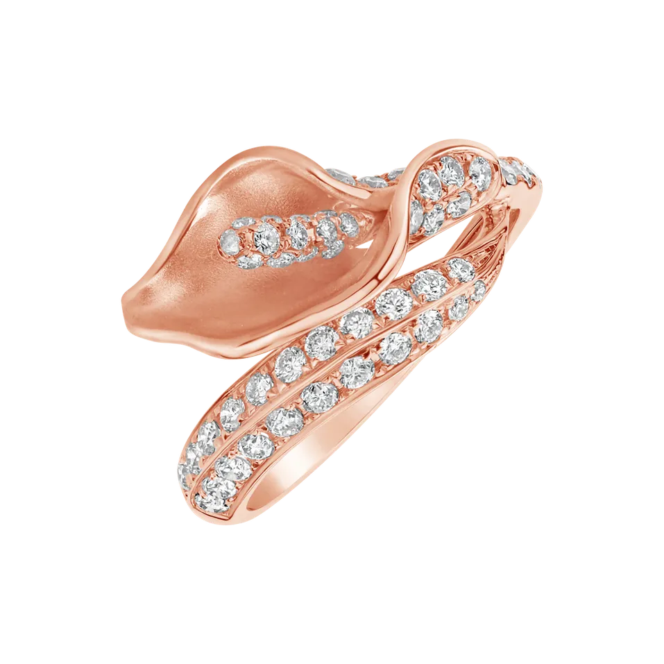Prsten s diamanty Sunshine Flower