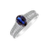 Prsten s safírem a diamanty Sapphire Desire2