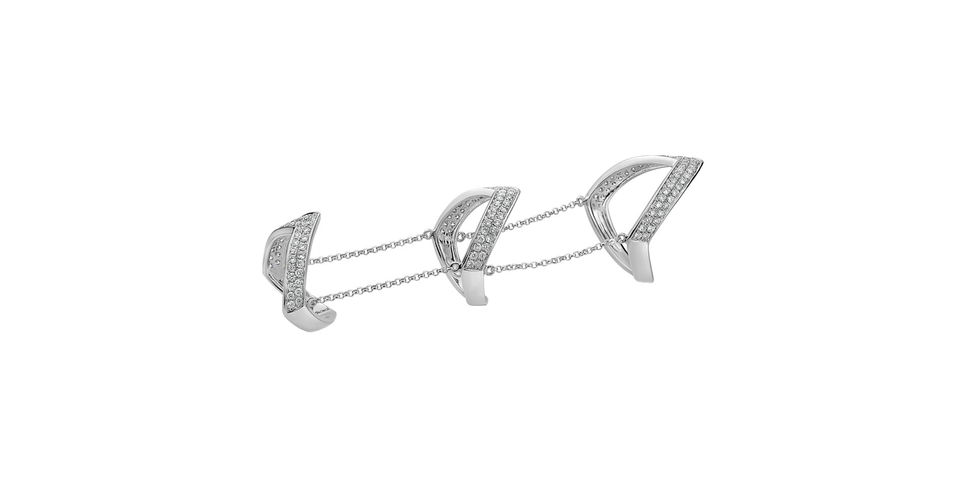 Prsten s diamanty Sharp Theano