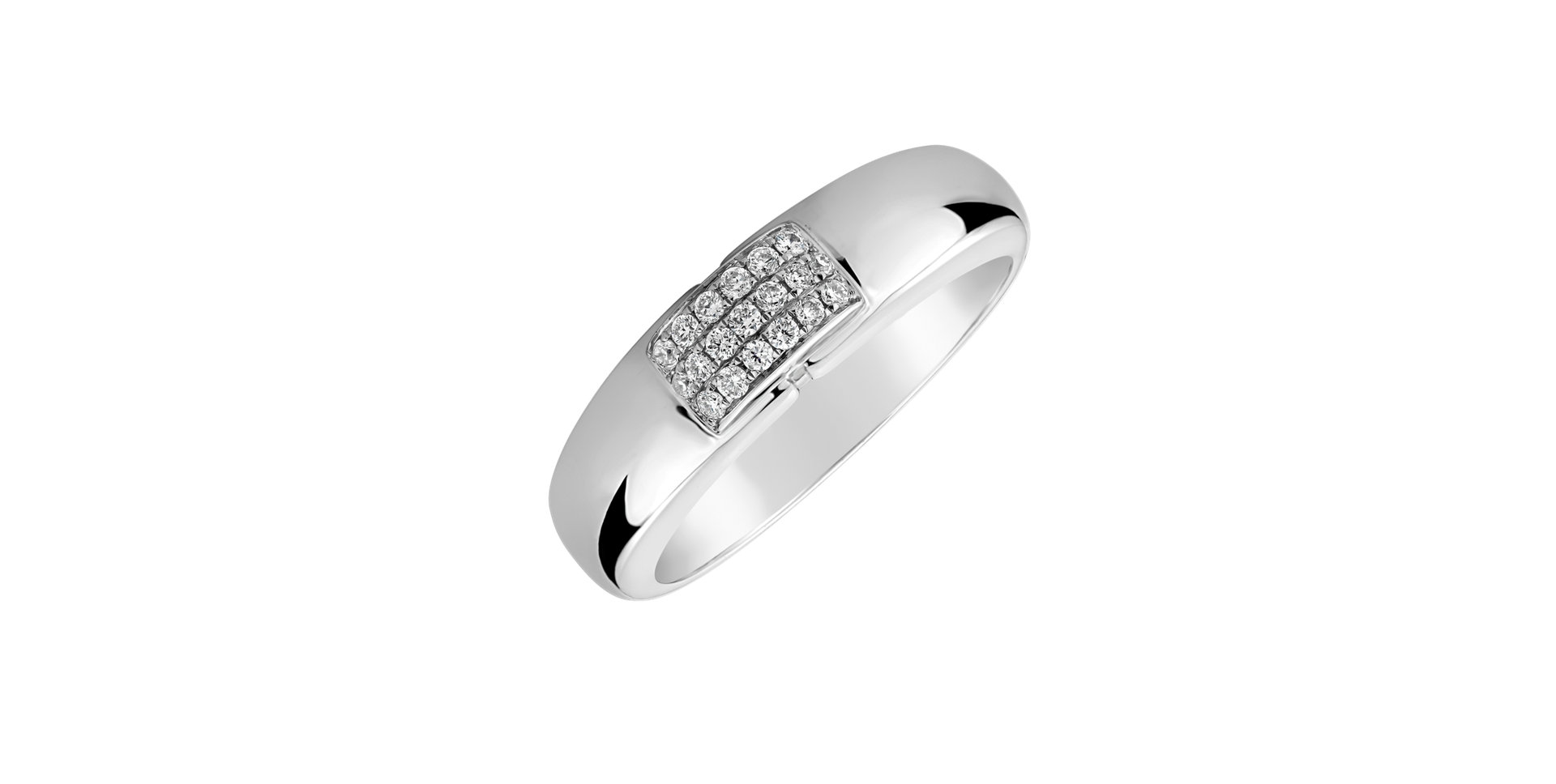 Prsten s diamanty Princess Touch