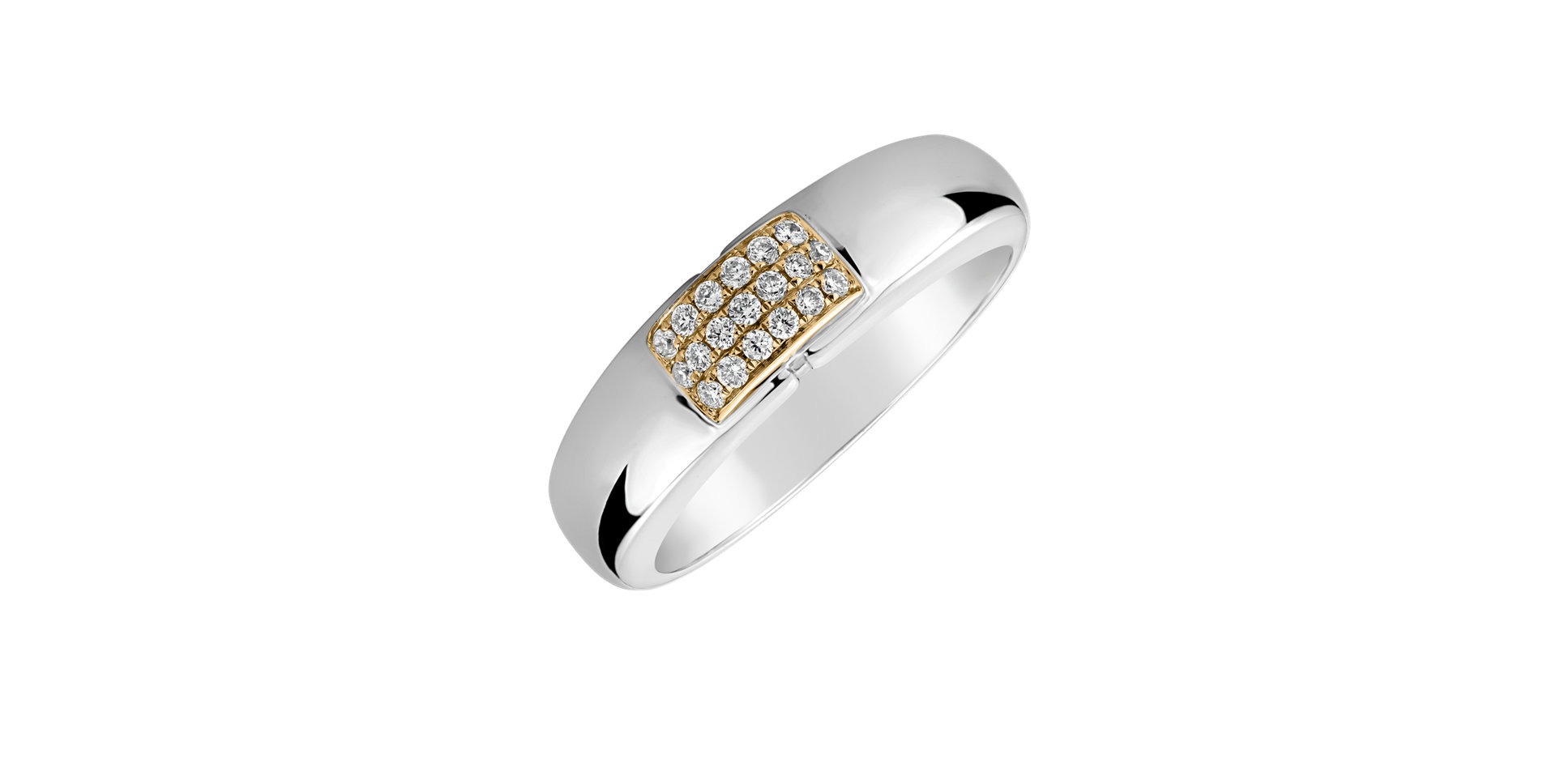 Prsten s diamanty Princess Touch