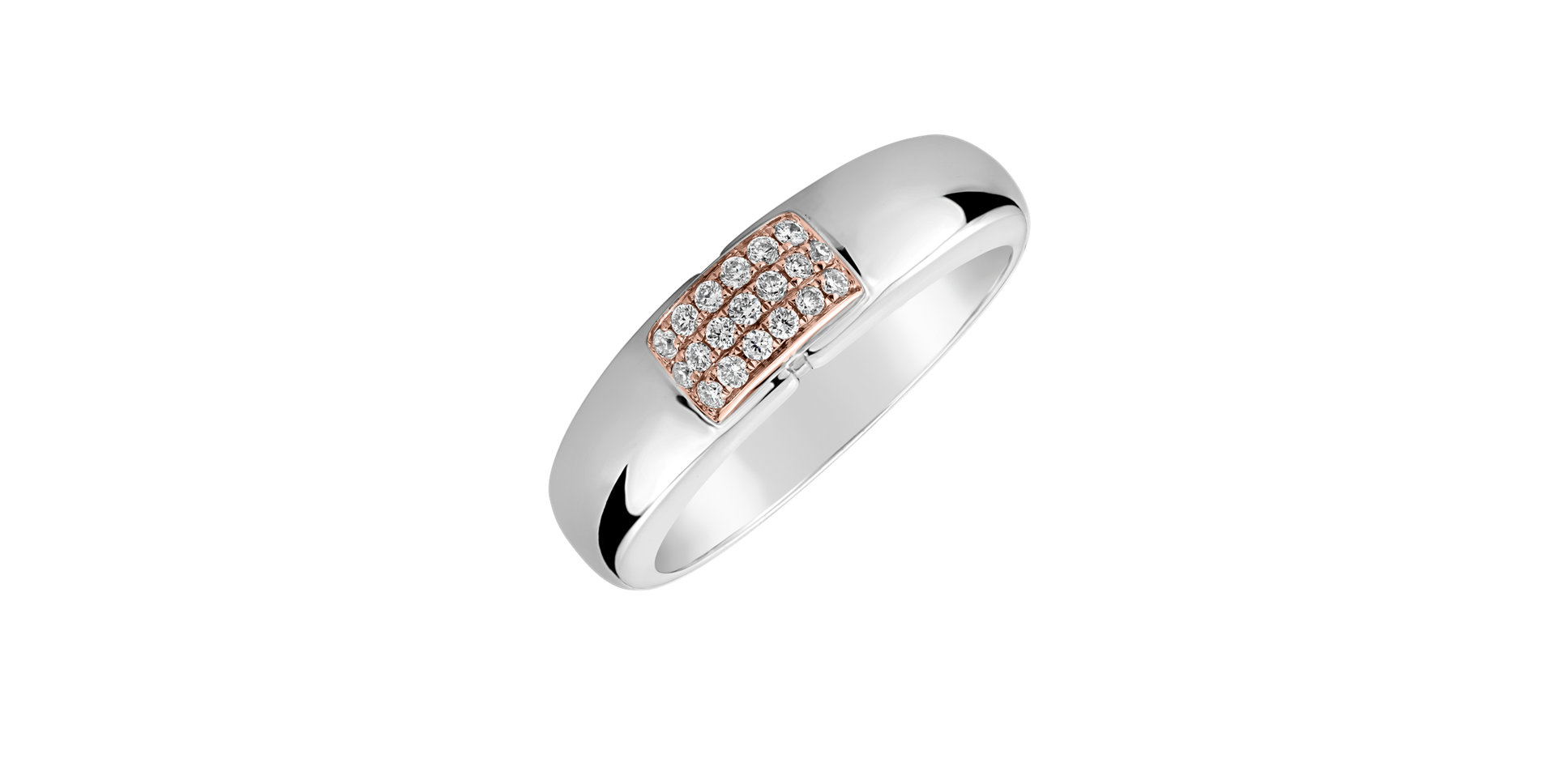 Prsten s diamanty Princess Touch