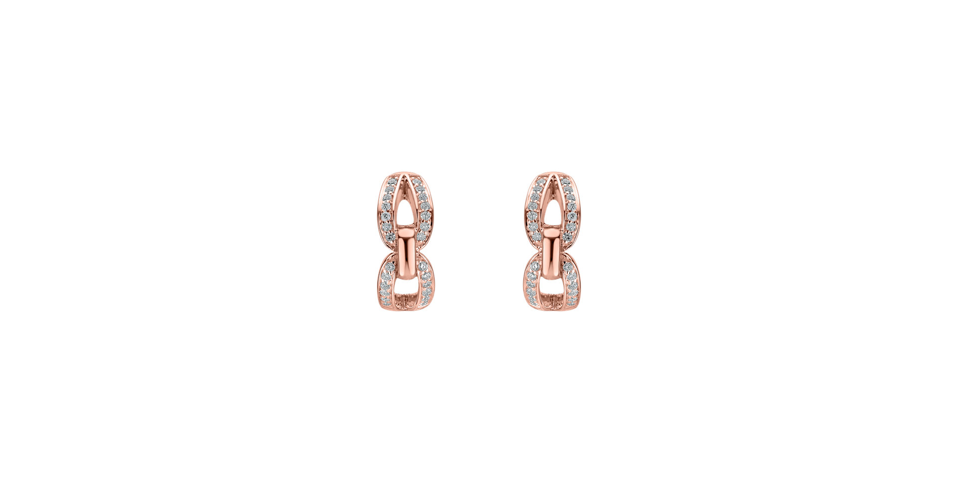 Náušnice s diamanty Moonlight Pleasure