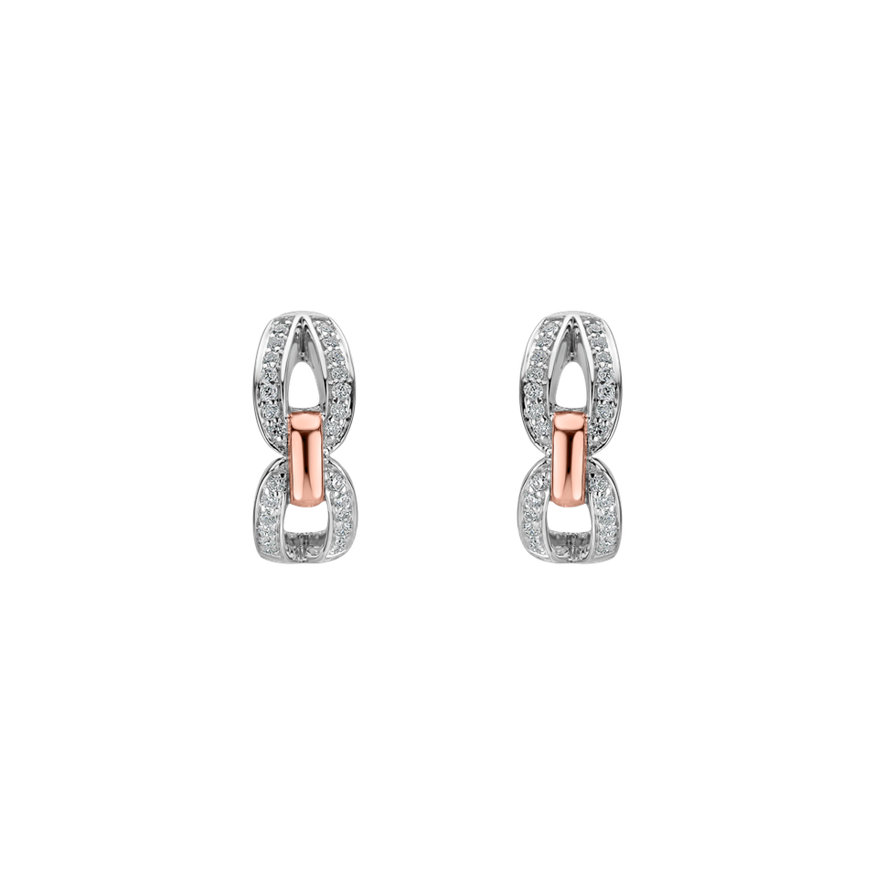 Náušnice s diamanty Moonlight Pleasure