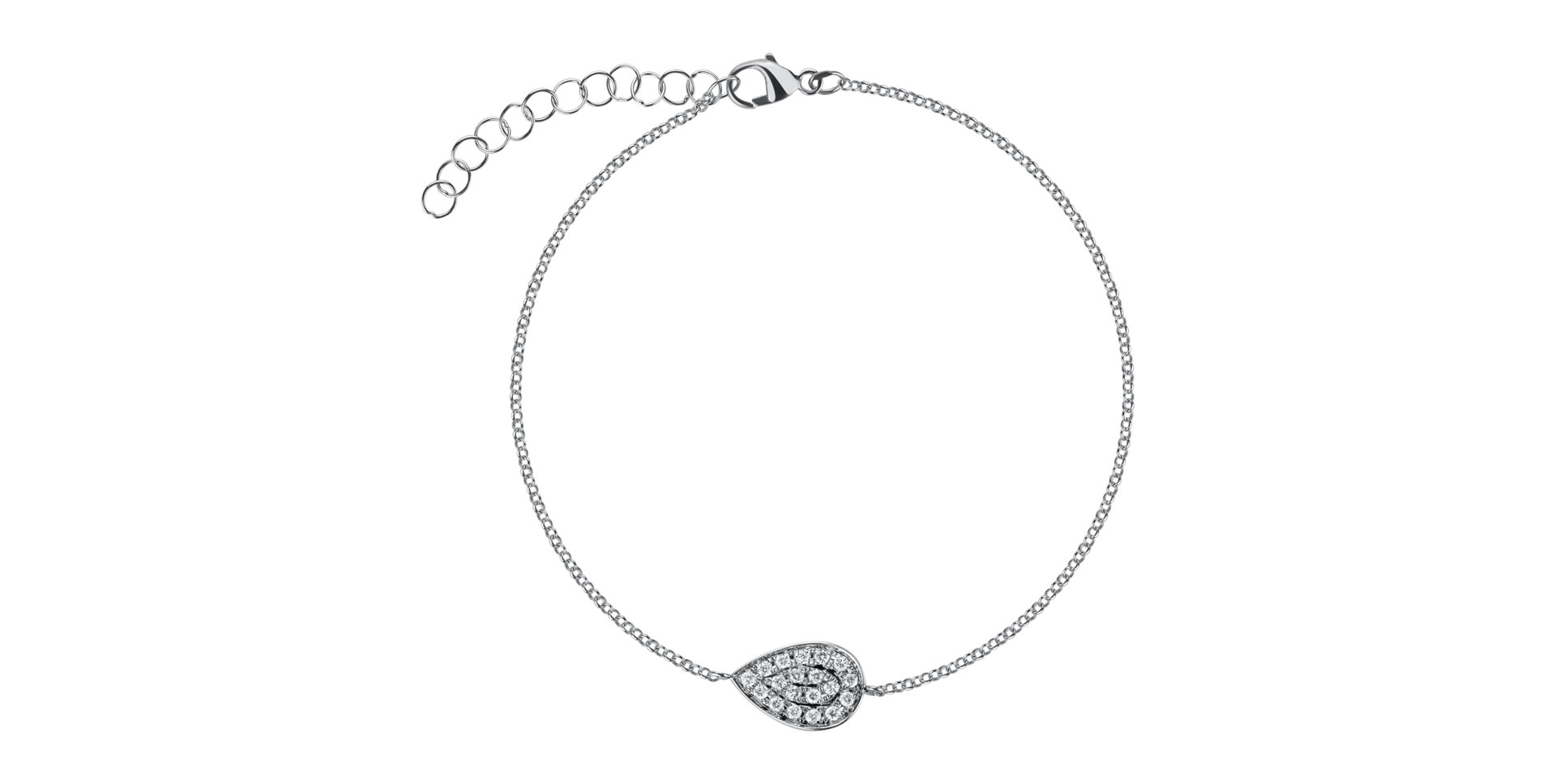 Náramek s diamanty Shiny Skyline