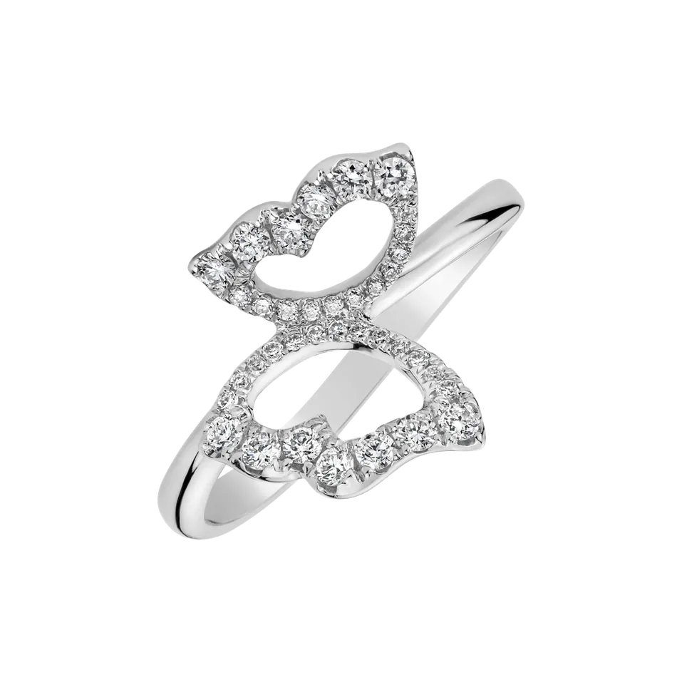 Prsten s diamanty Chatoyant Butterfly