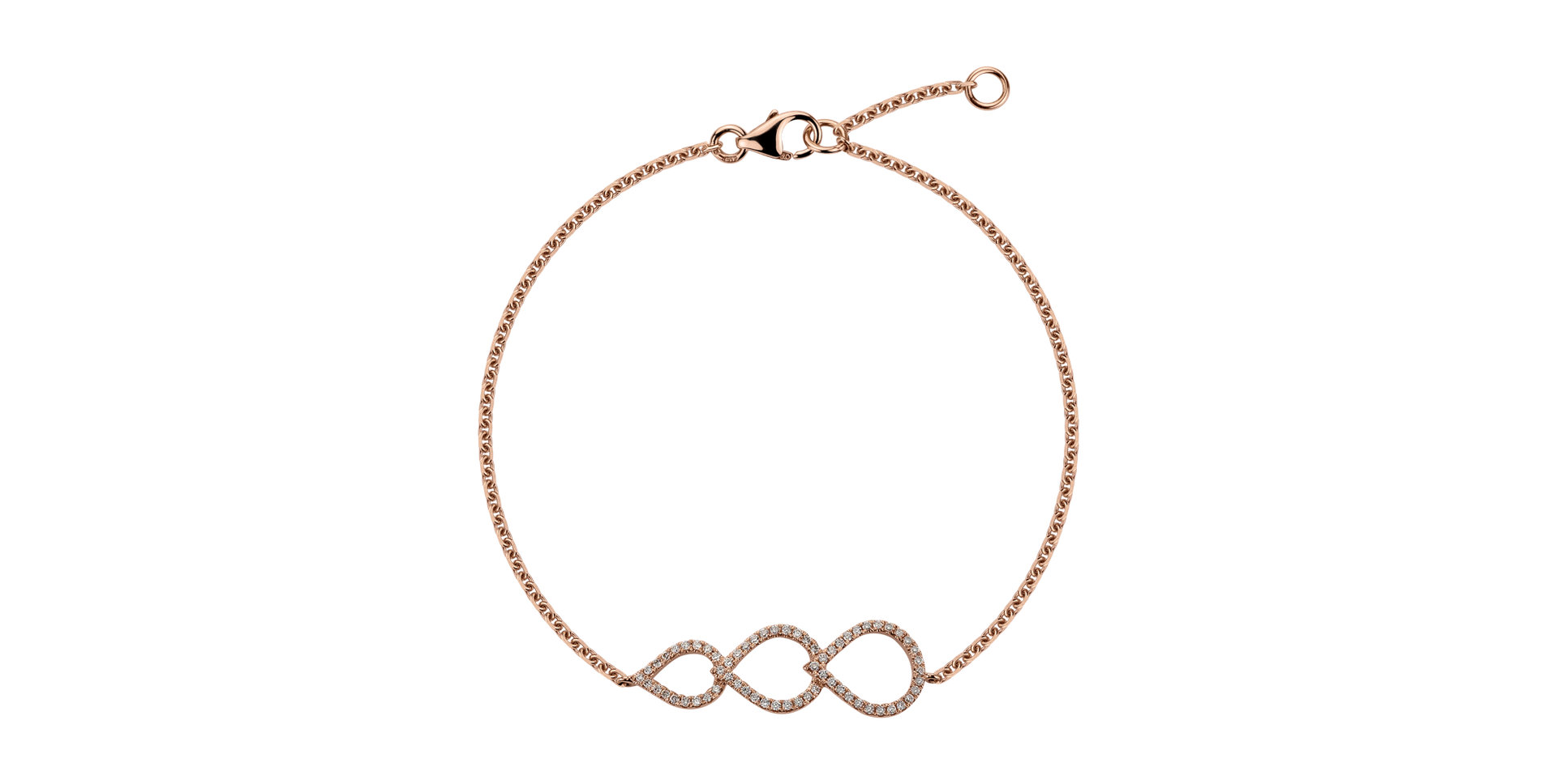 Náramek s diamanty Beau Soir