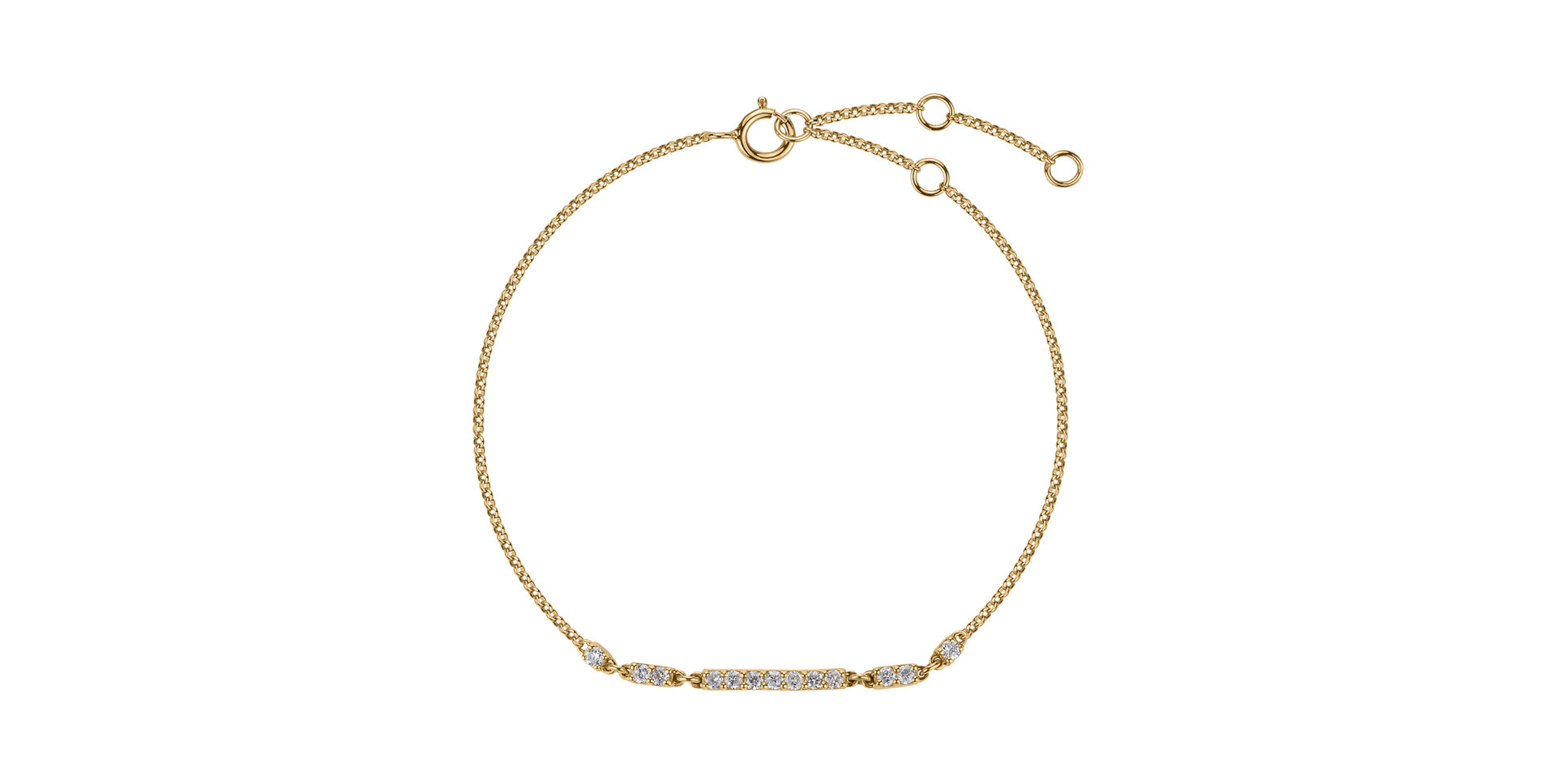 Náramek s diamanty Guillaume