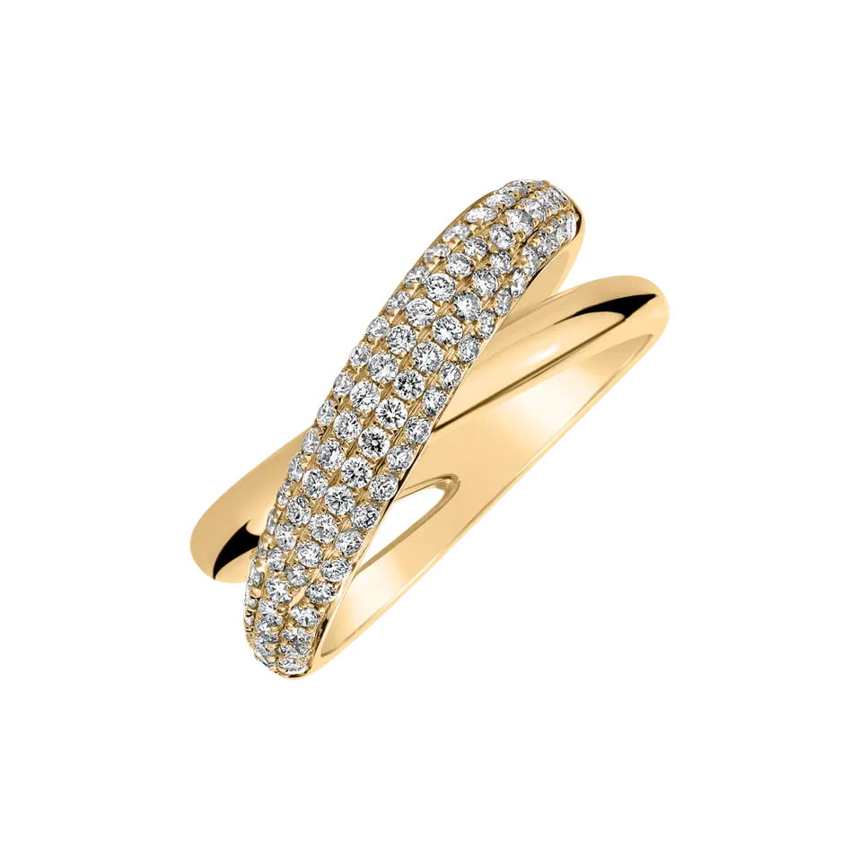 Prsten s diamanty Star Labyrinth