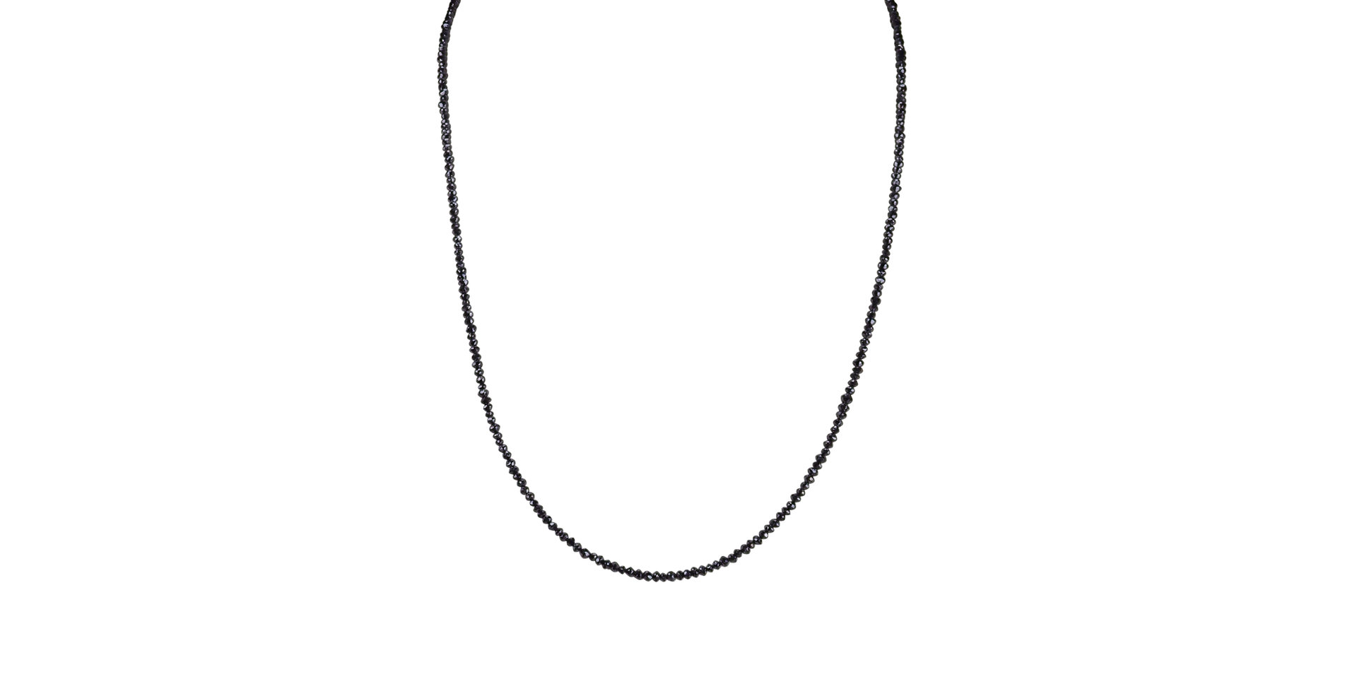 Náhrdelník s černými diamanty Night Jewel