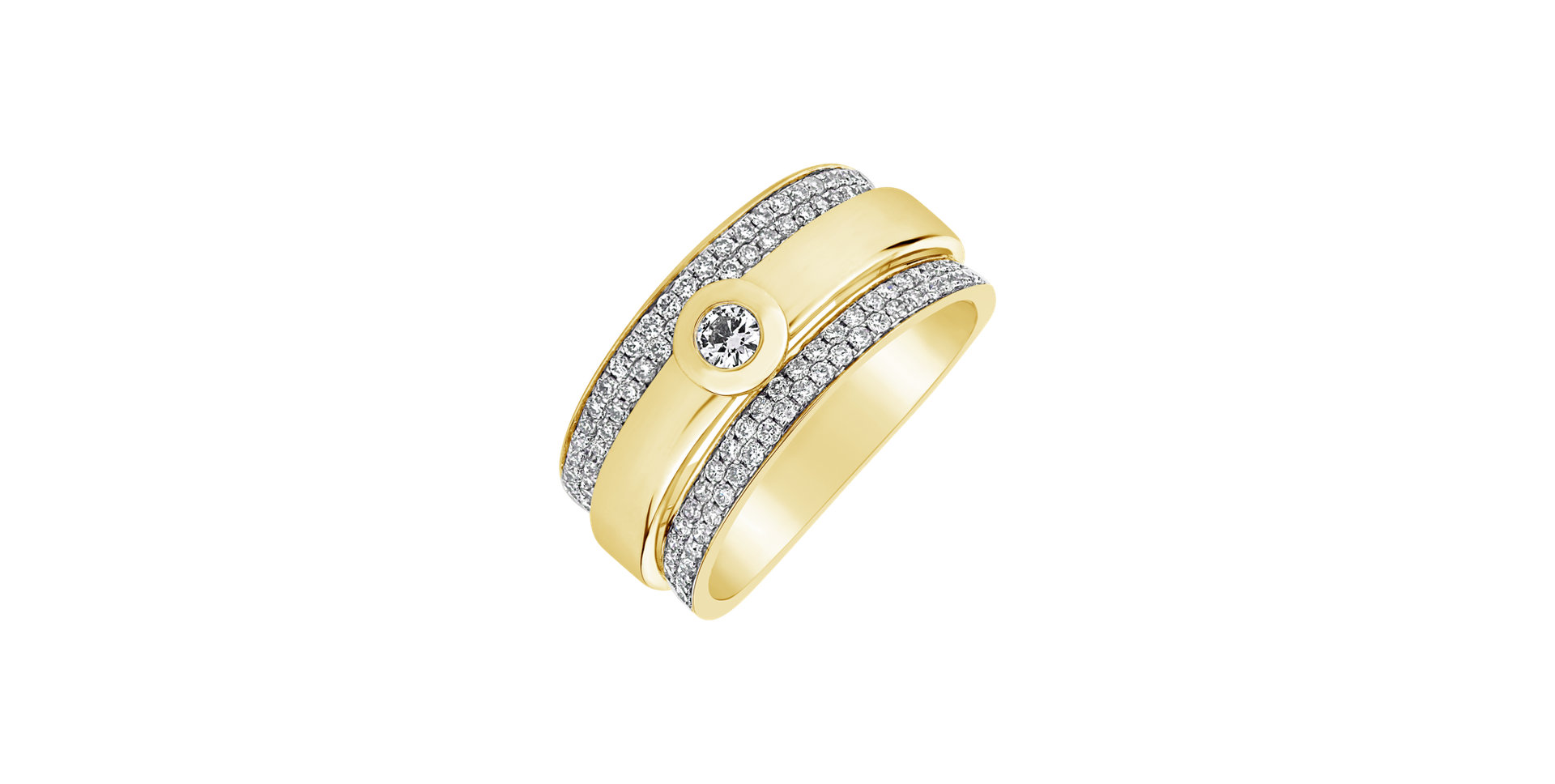 Prsten s diamanty Mélanie Cold
