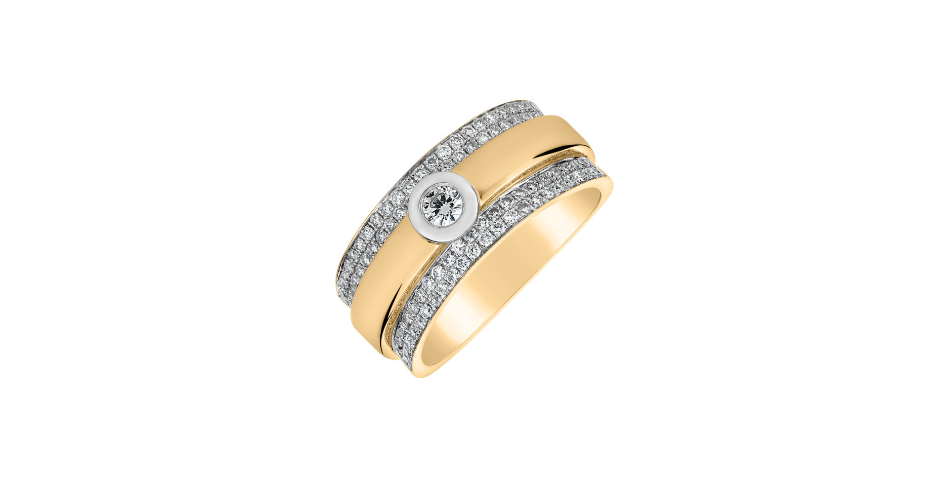 Prsten s diamanty Mélanie Cold