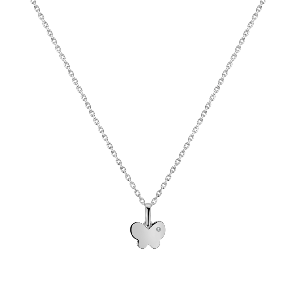 Dětský přívěs s diamantem Daydream Butterfly