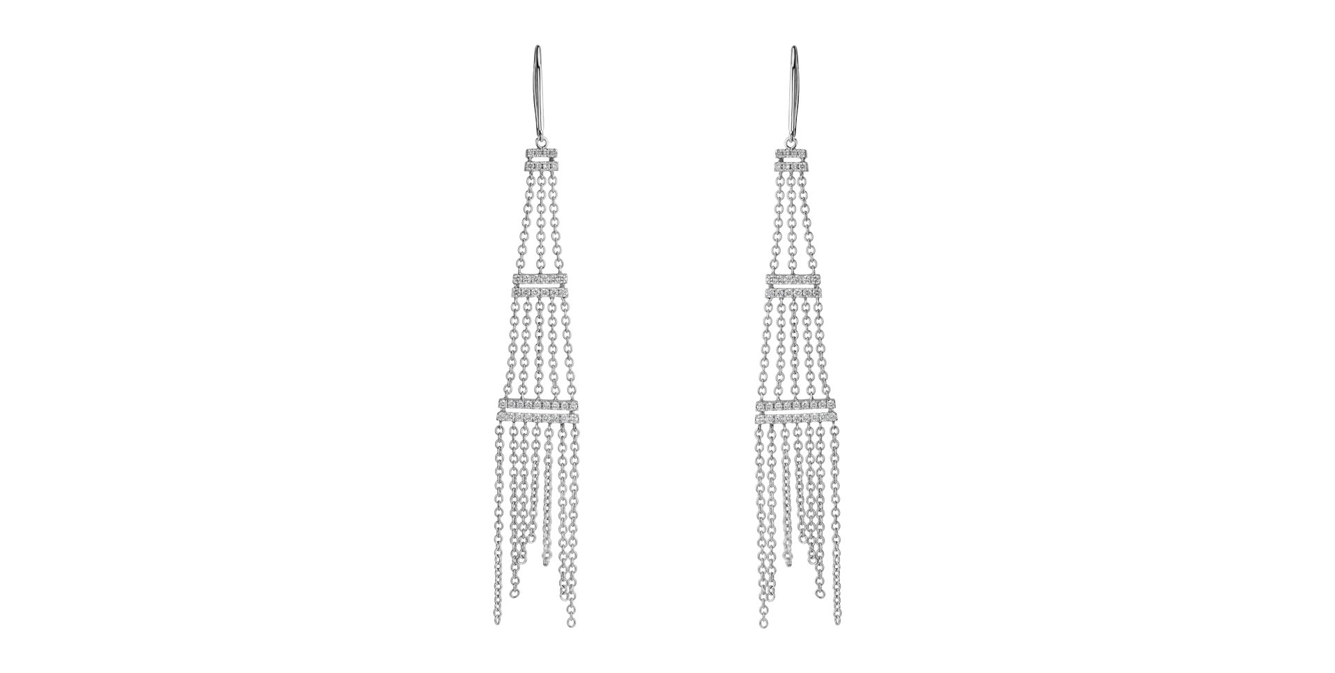 Náušnice s diamanty Clinton